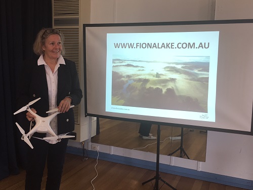 Fiona Lake presenting at the 2018 Women on Farms Gathering