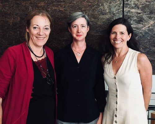 Three founding members of the Australian Women in Emergencies Network
