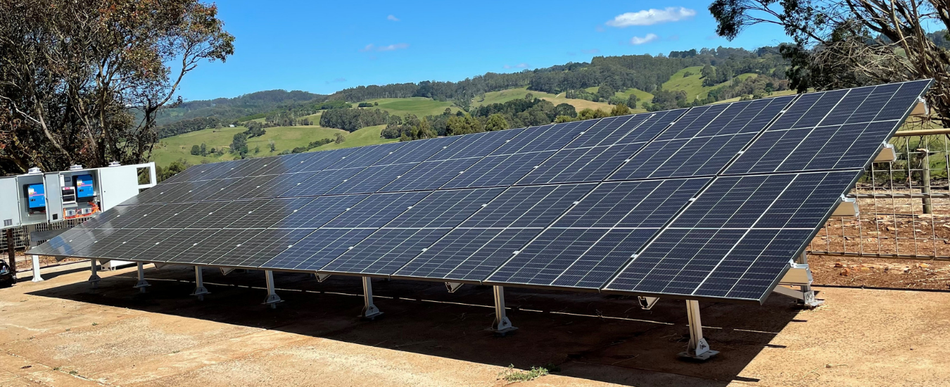 Solar panels with battery