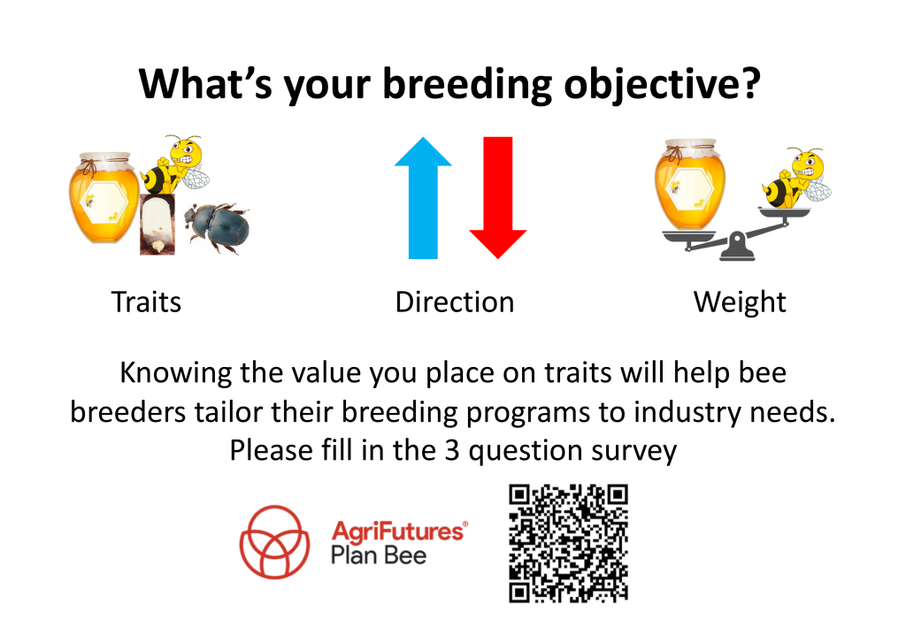 A breeding objective includes the traits you want to select, the direction you want to select them in, and whether you want to place more importance (weight) on some traits than others