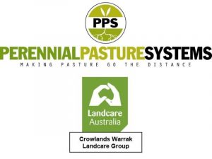 Perennial pasture systems - making pasture go the distance. Crowlands Warrack Landcare Group.