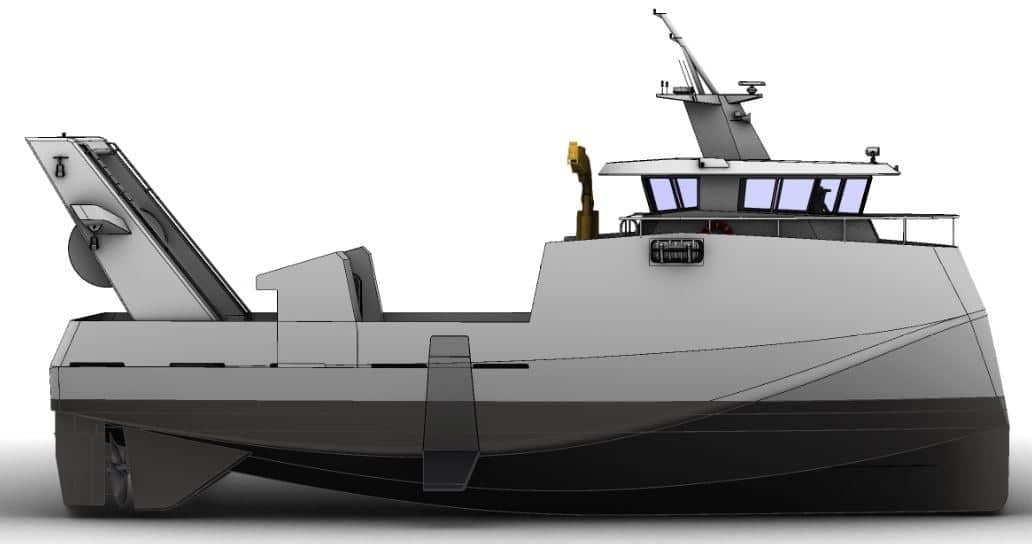 One concept of what tomorrows trawl vessels will look like